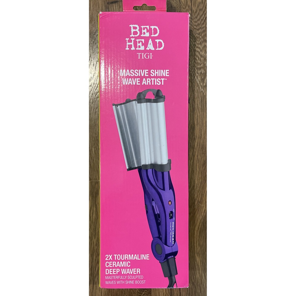 TIGI Bed Head Massive Shine Wave Artist 2x Tourmaline Ceramic Deep Waver Purple